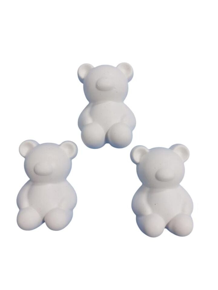Sevimli Ayıcık Figür 7x5cm 3'lü Set