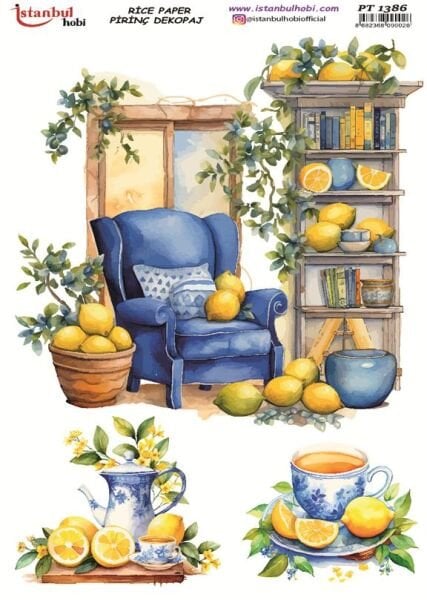 Pirinç Dekopaj Kağıdı 30x42cm PT-1386