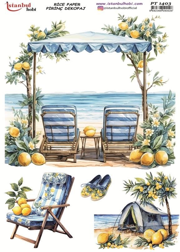 Pirinç Dekopaj Kağıdı 30x42cm PT-1403