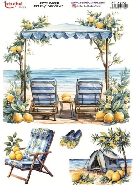Pirinç Dekopaj Kağıdı 30x42cm PT-1403