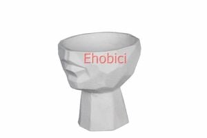 Polyester Küçük Kübik Saksı 15x8cm HYK609