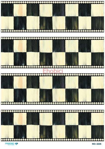 Diamond Pirinç Dekopaj Kağıdı - 2225