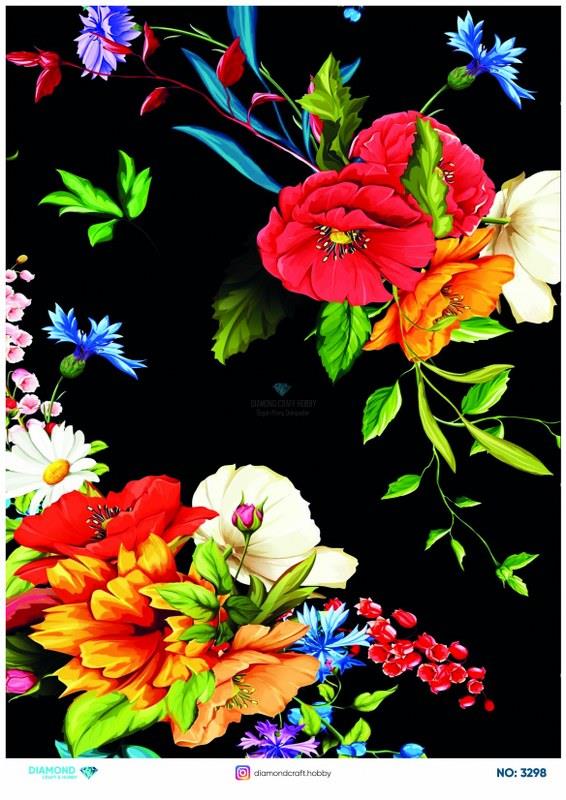 Diamond Pirinç Dekopaj Kağıdı - 3298