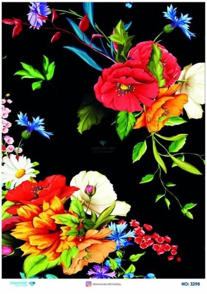 Diamond Pirinç Dekopaj Kağıdı - 3298