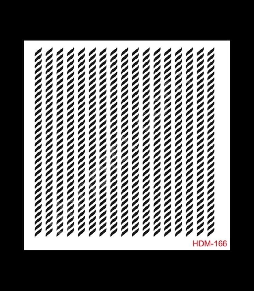 HDM166 Cadence Home Dekor Stencil 25x25