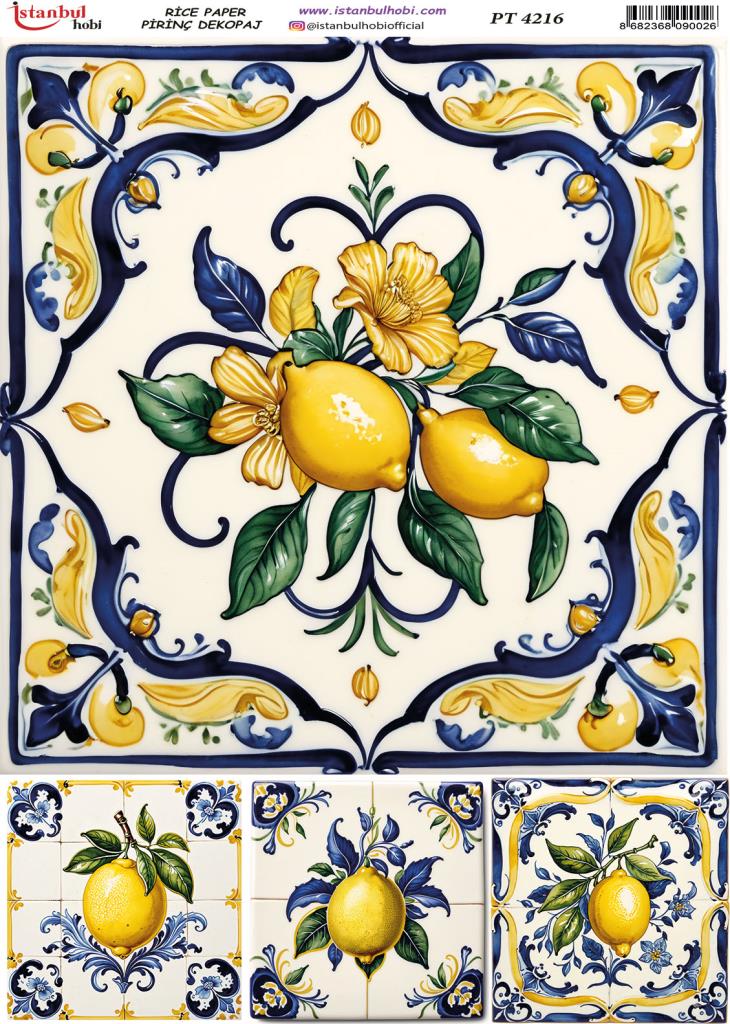 Pirinç Dekopaj Kağıdı 30x42cm PT-4216