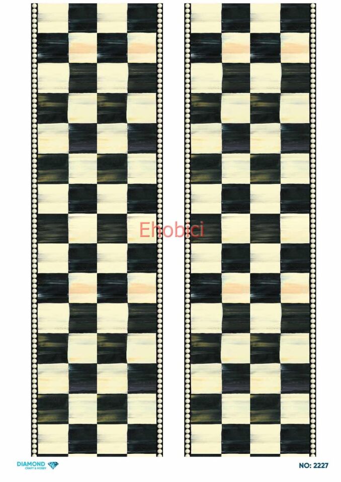 Diamond Pirinç Dekopaj Kağıdı - 2227