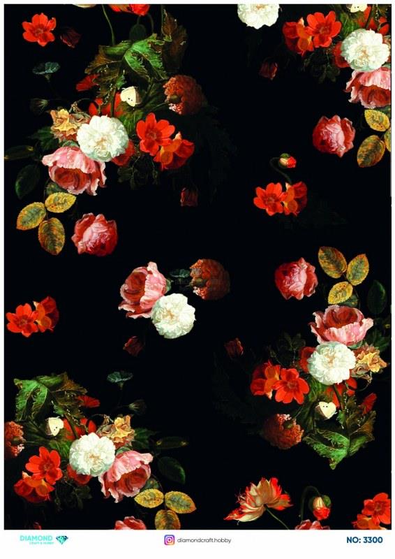 Diamond Pirinç Dekopaj Kağıdı - 3300