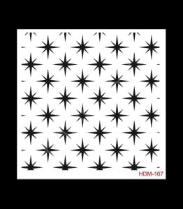 HDM167 Cadence Home Dekor Stencil 25x25