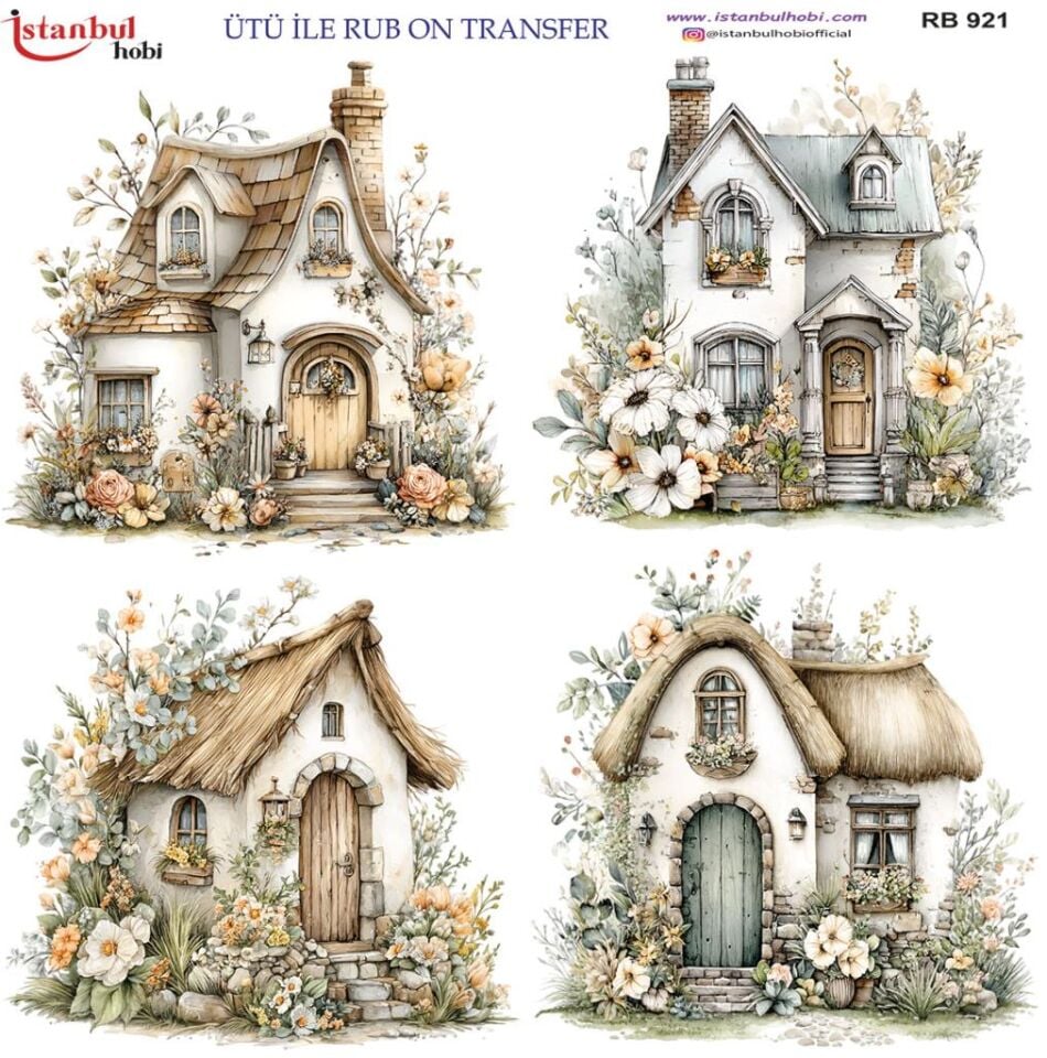 Ütü ile Rub On Transfer Kağıdı 30x30cm RB-921