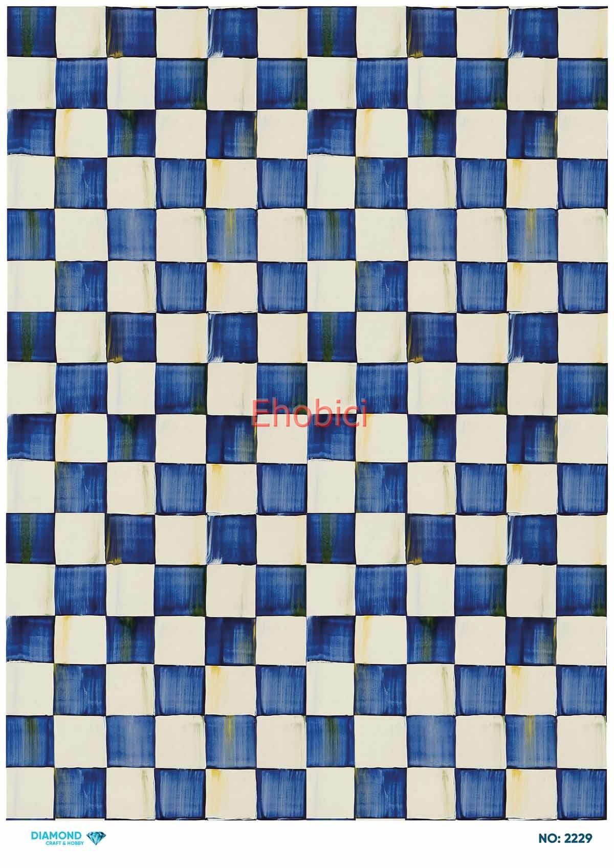 Diamond Pirinç Dekopaj Kağıdı - 2229