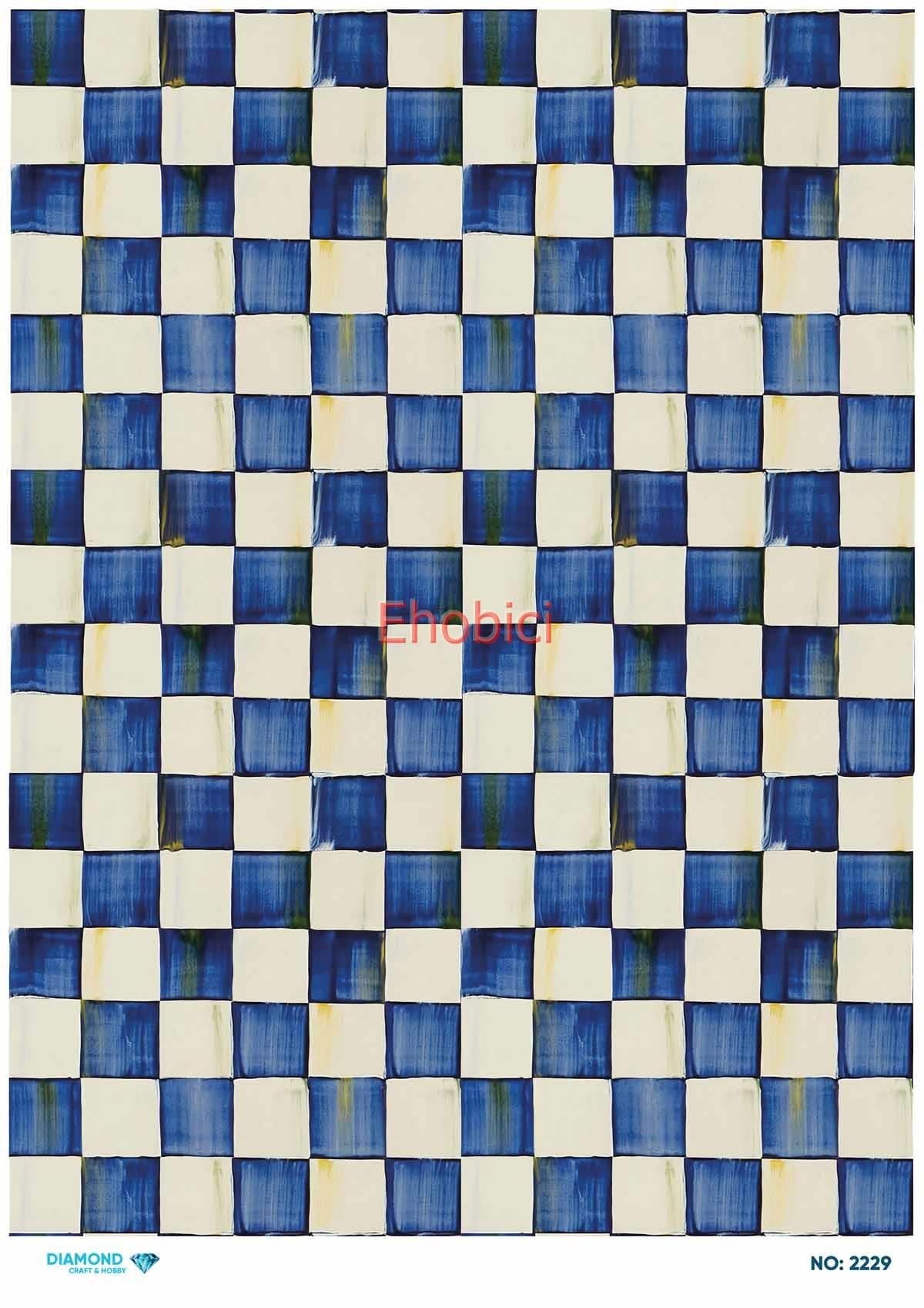 Diamond Pirinç Dekopaj Kağıdı - 2229