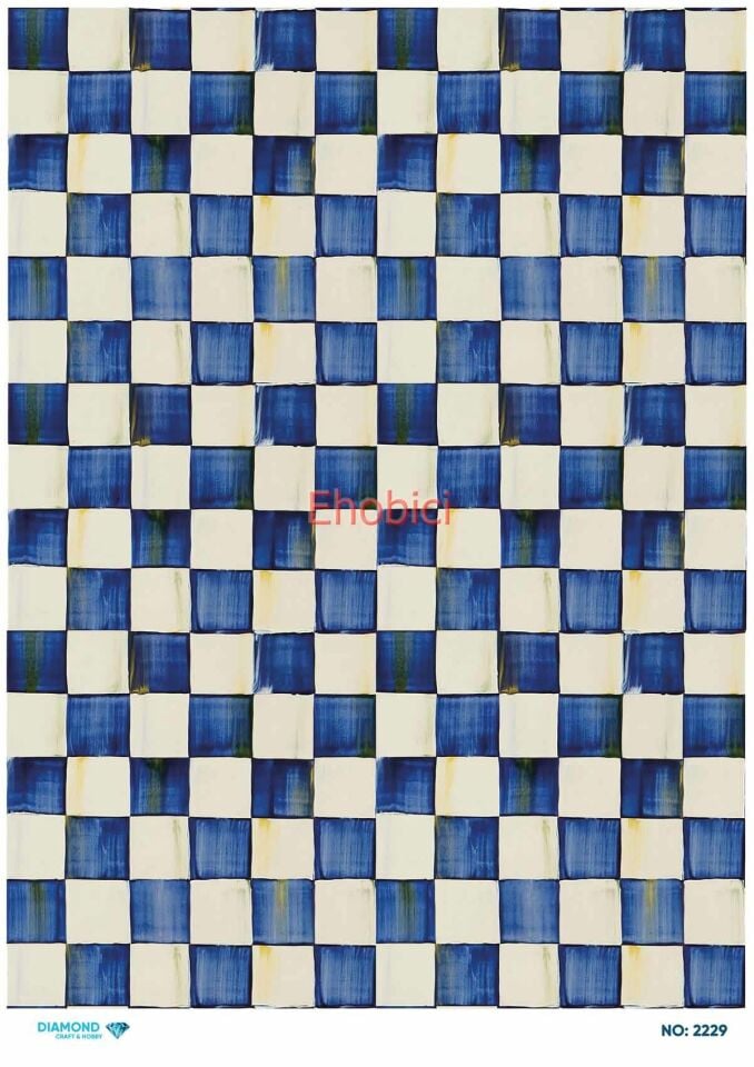 Diamond Pirinç Dekopaj Kağıdı - 2229