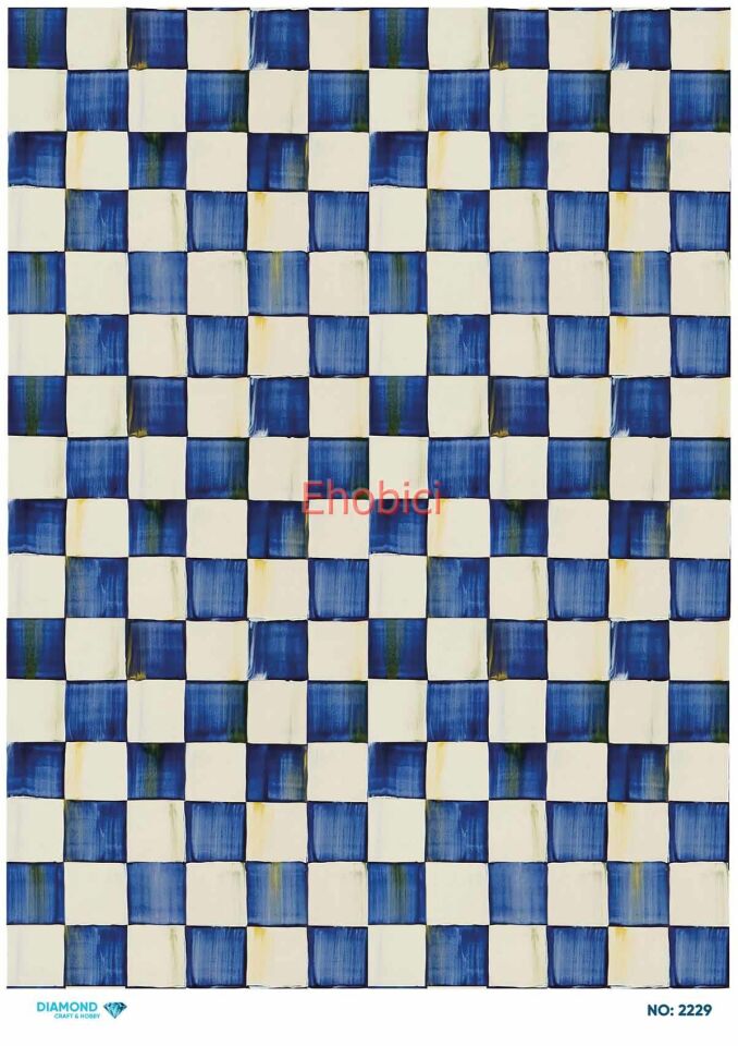 Diamond Pirinç Dekopaj Kağıdı - 2229