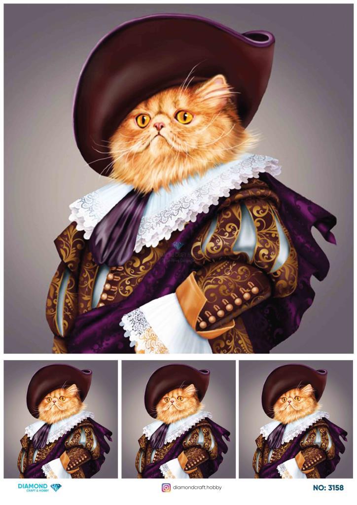 Diamond Pirinç Dekopaj Kağıdı - 3158