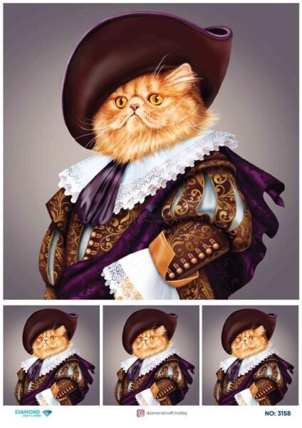 Diamond Pirinç Dekopaj Kağıdı - 3158