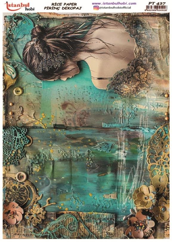 Pirinç Dekopaj Kağıdı 30x42cm PT-427