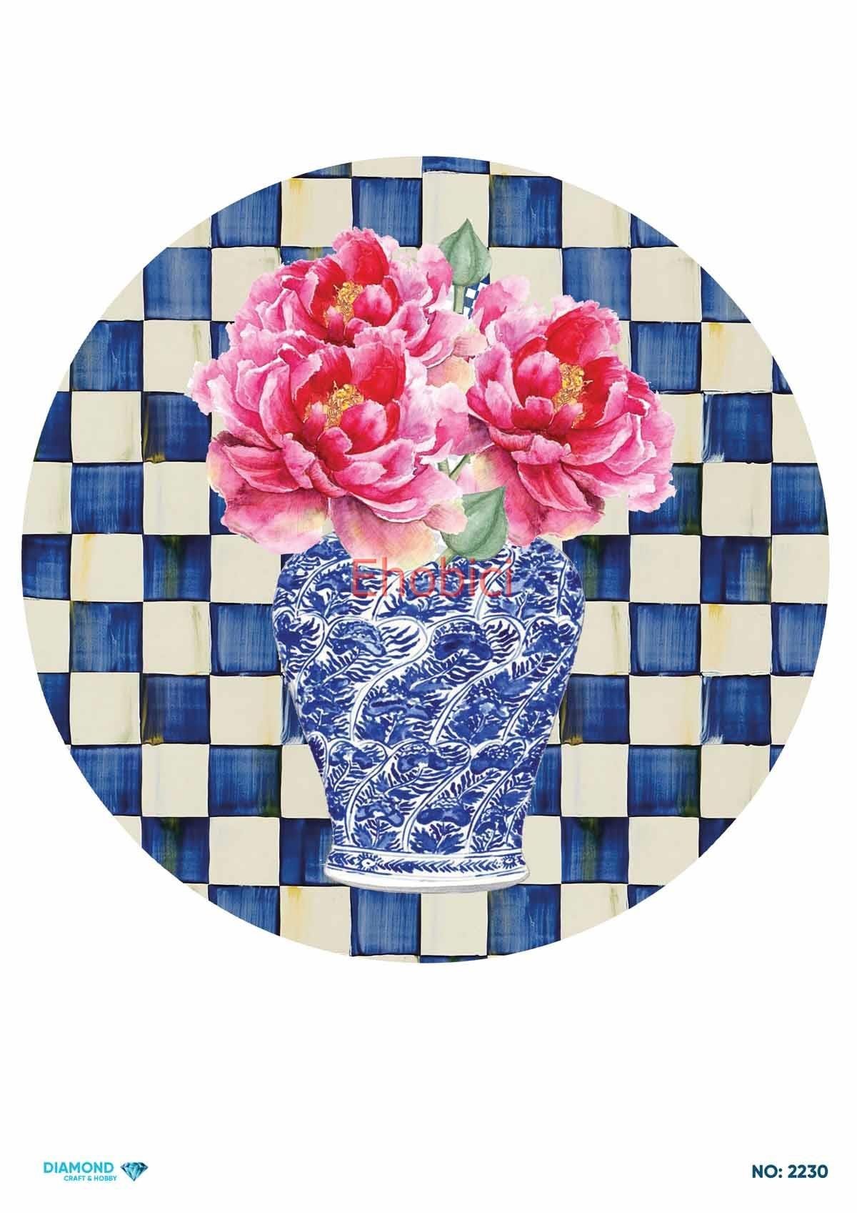 Diamond Pirinç Dekopaj Kağıdı - 2230