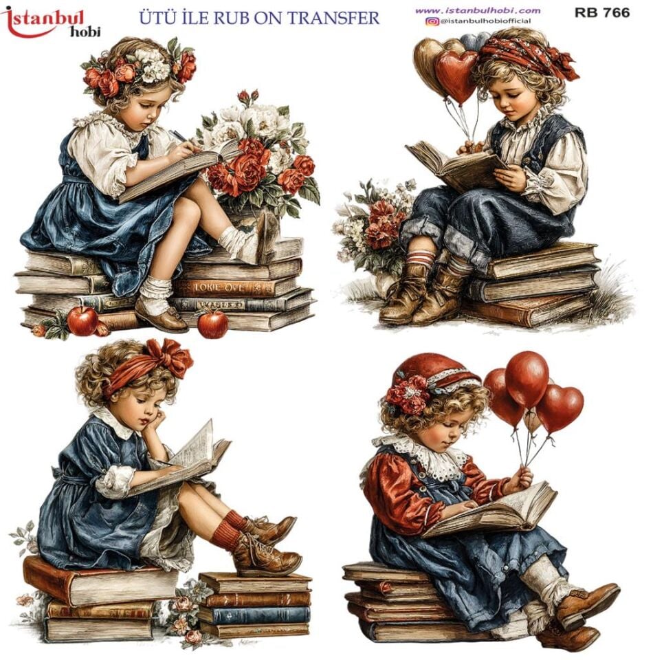 Ütü ile Rub On Transfer Kağıdı 30x30cm RB-766