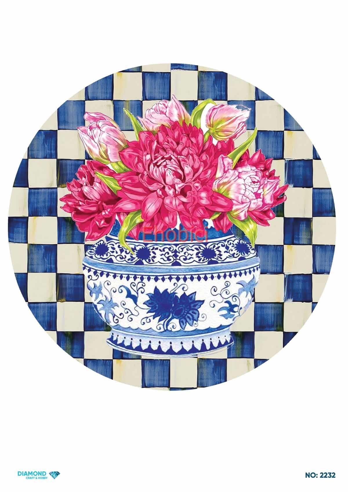 Diamond Pirinç Dekopaj Kağıdı - 2232