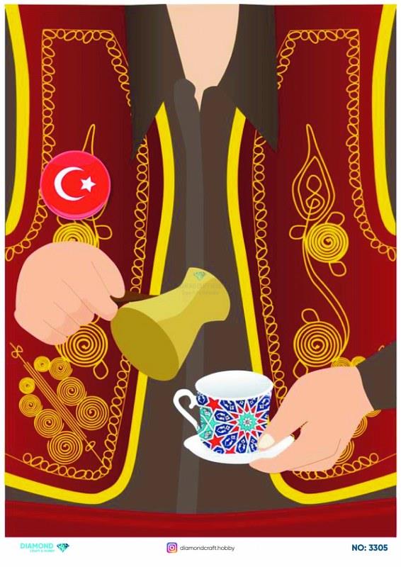 Diamond Pirinç Dekopaj Kağıdı - 3305