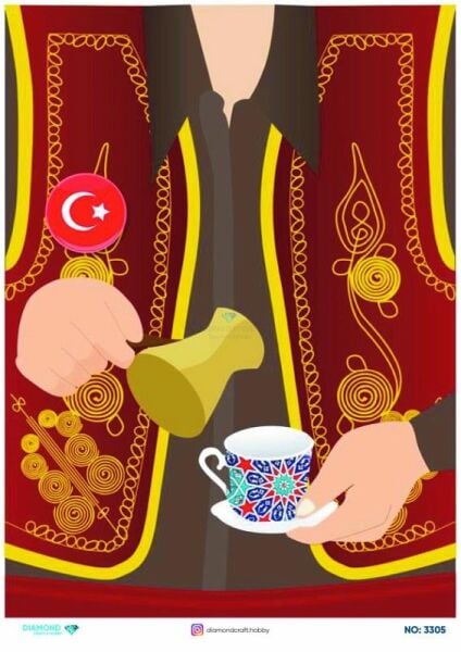 Diamond Pirinç Dekopaj Kağıdı - 3305