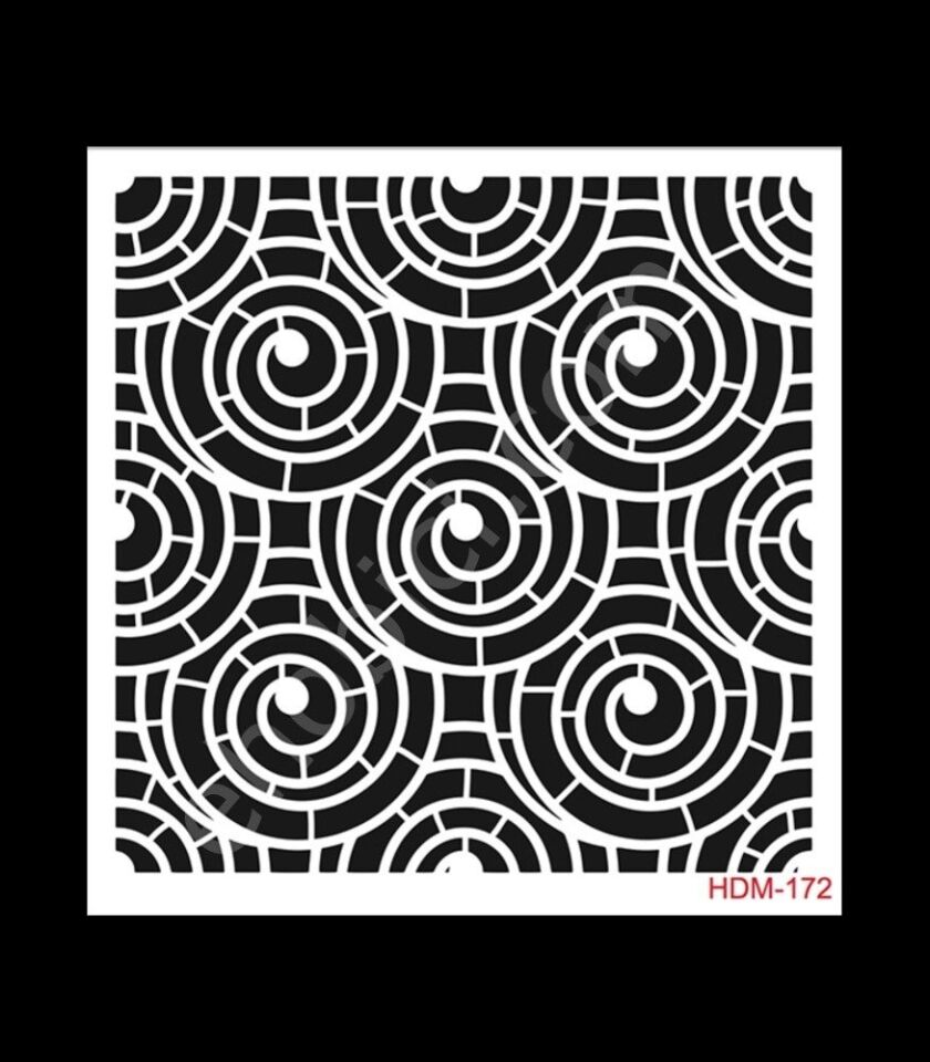 HDM172 Cadence Home Dekor Stencil 25x25