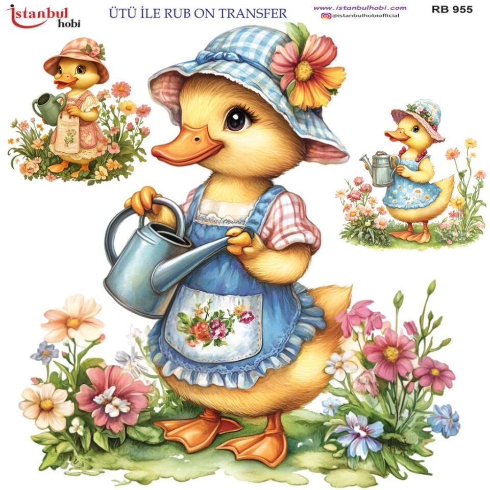Ütü ile Rub On Transfer Kağıdı 30x30cm RB-955