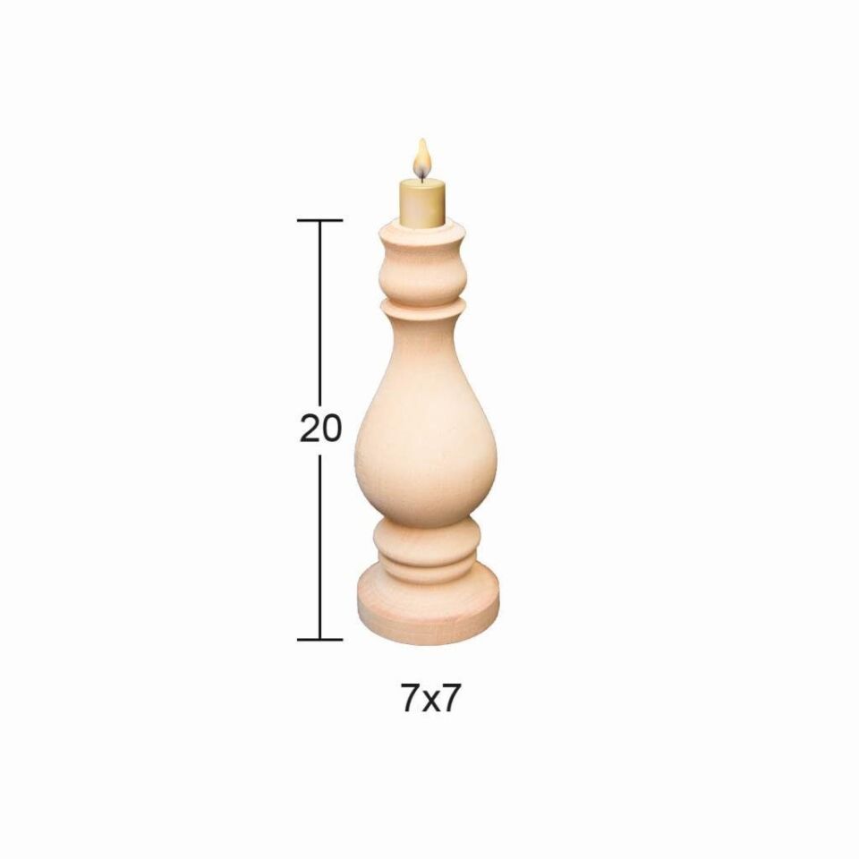 Ahşap Şamdan ŞA-33