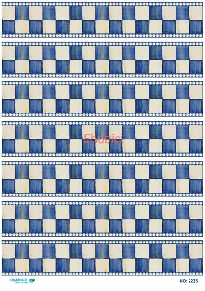 Diamond Pirinç Dekopaj Kağıdı - 2235