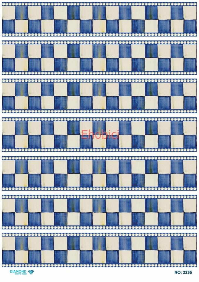 Diamond Pirinç Dekopaj Kağıdı - 2235