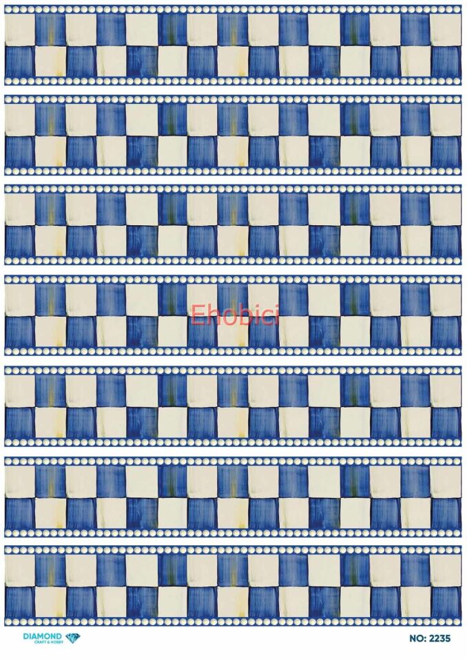 Diamond Pirinç Dekopaj Kağıdı - 2235