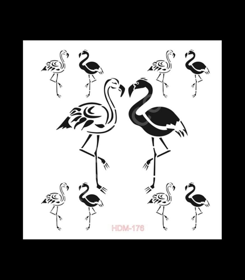 HDM176 Cadence Home Dekor Stencil 25x25