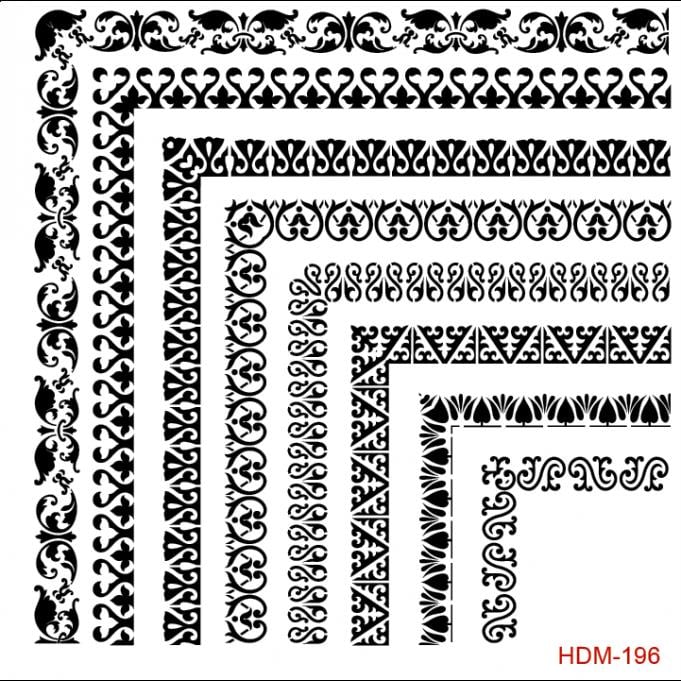 HDM196 Cadence Home Dekor Stencil 25x25