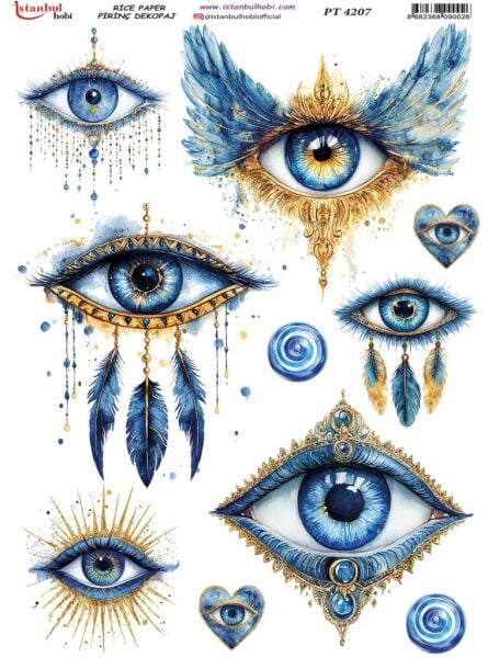 Pirinç Dekopaj Kağıdı 30x42cm PT-4207