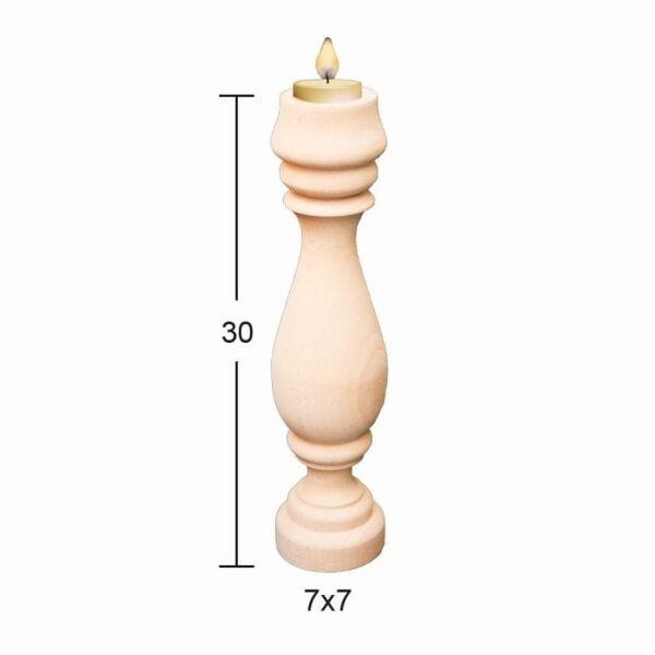 Ahşap Şamdan ŞA-49