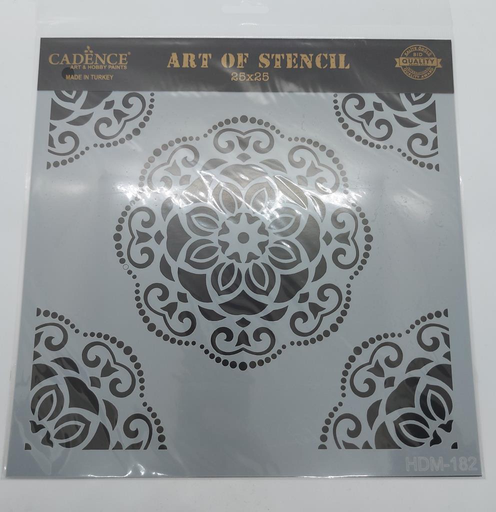Cadence Home Dekor Stencil 25x25 HDM182