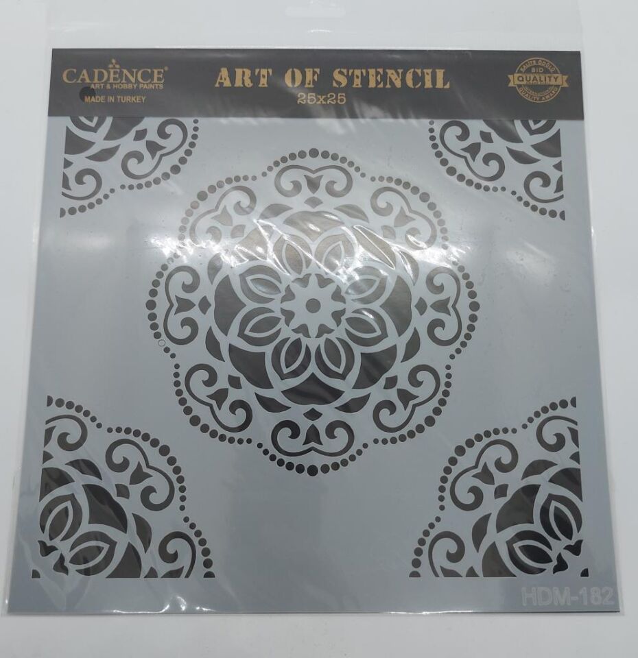 Cadence Home Dekor Stencil 25x25 HDM182