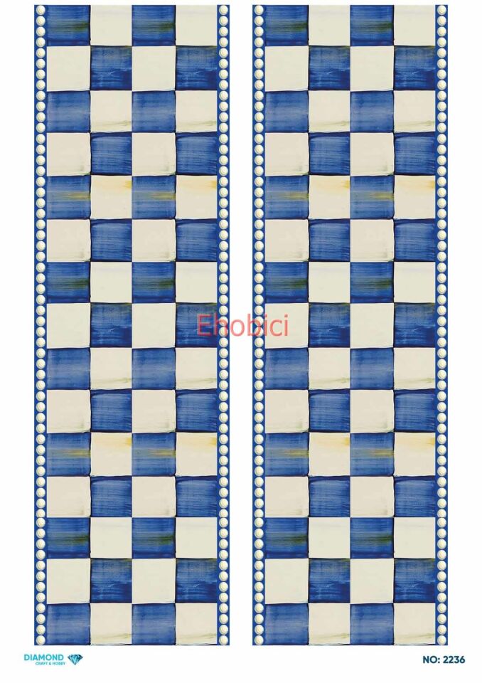 Diamond Pirinç Dekopaj Kağıdı - 2236