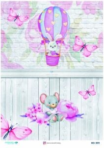 Diamond Pirinç Dekopaj Kağıdı - 3311