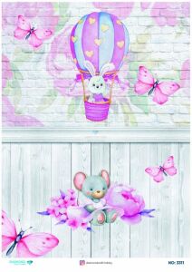 Diamond Pirinç Dekopaj Kağıdı - 3311