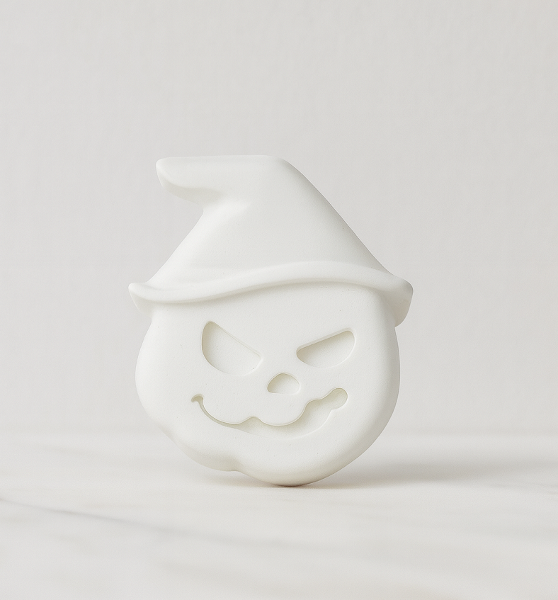 Halloween Şapkalı Balkabağı Figür 7x6cm Pumpkin Cadılar Bayramı