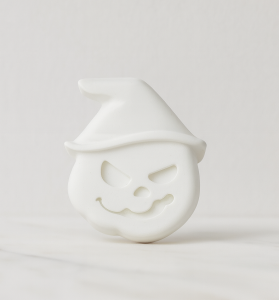 Halloween Şapkalı Balkabağı Figür 7x6cm Pumpkin Cadılar Bayramı