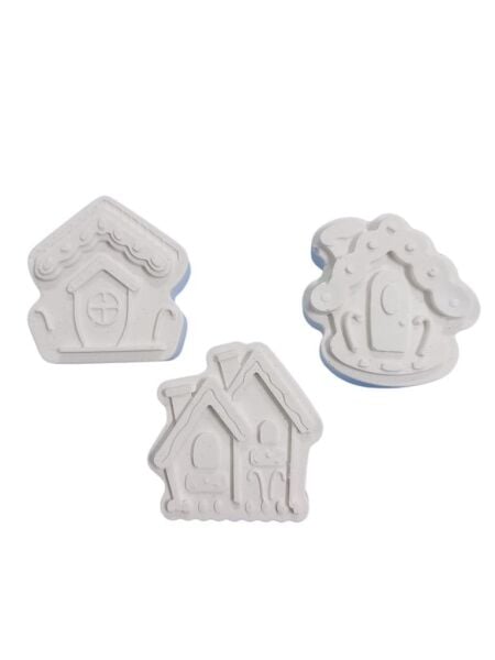 Sevimli Peri Evi 3'lü Set - Kış Evleri Seti 3 Parça