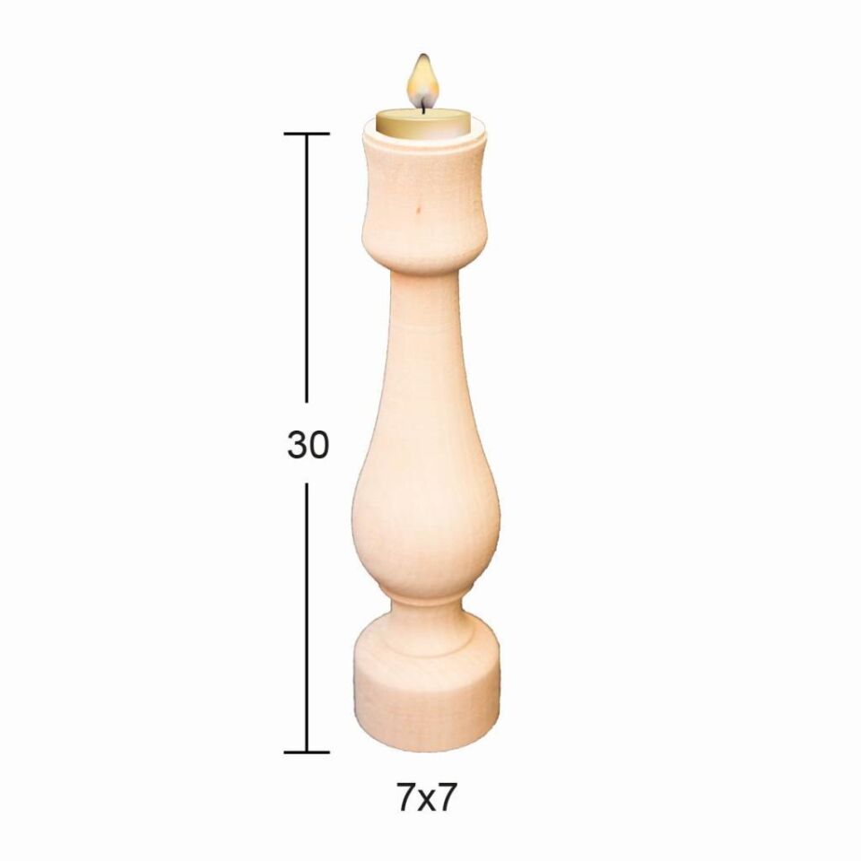 Ahşap Şamdan ŞA-47