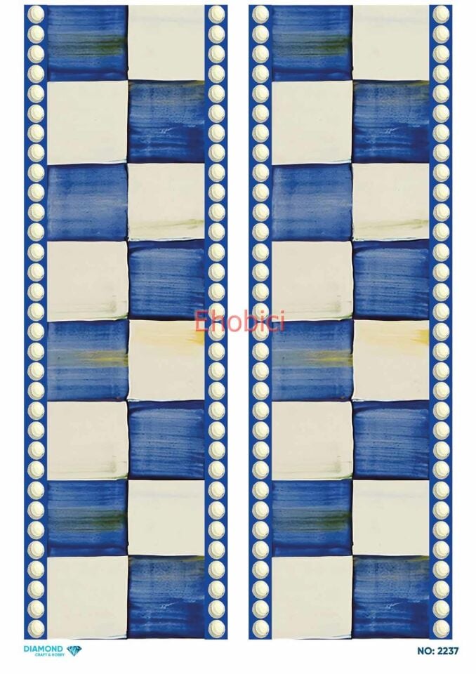 Diamond Pirinç Dekopaj Kağıdı - 2237