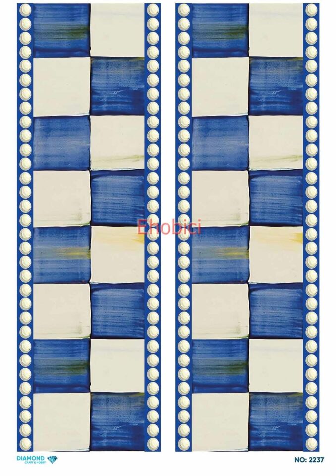 Diamond Pirinç Dekopaj Kağıdı - 2237