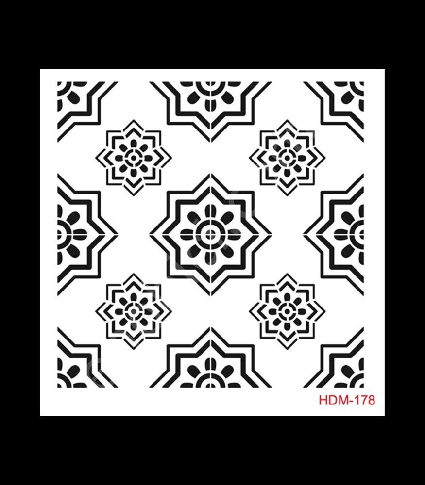 HDM178 Cadence Home Dekor Stencil 25x25