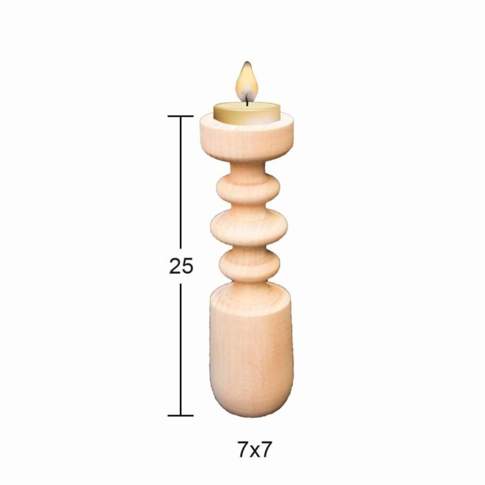 Ahşap Şamdan ŞA-23