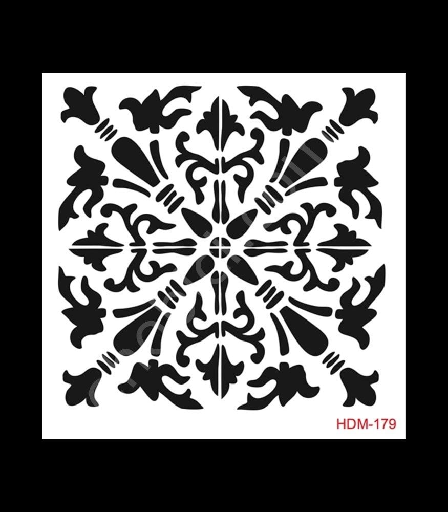 HDM179 Cadence Home Dekor Stencil 25x25
